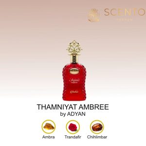 Apa de Parfum ADYAN, THAMNIYAT AMBREE, femei, 100ML - Original Dubai