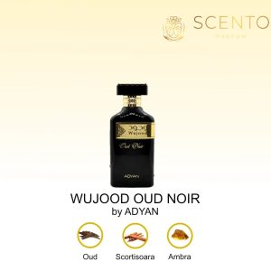Apa de parfum Adyan, WUJOOD OUD NOIR, unisex, 100ml - Original Dubai