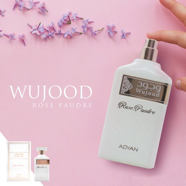 Apa de parfum Adyan, WUJOOD ROSE POUDRE, unisex, 100ml - Original Dubai