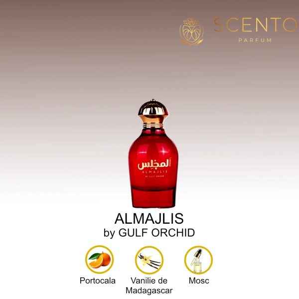 Apa de parfum Almajlis by Gulf Orchid, unisex - 110ml