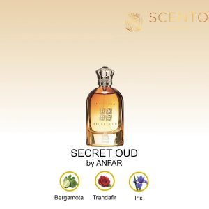 Apă de parfum ANFAR SECRET OUD, unisex, 100ML EDP - Original Dubai