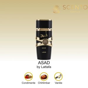 Apă de parfum Asad by Lattafa, barbati, 100ml - Original Dubai