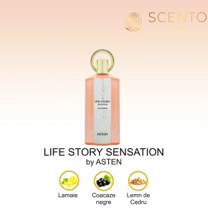 Apă de parfum Asten, Life Story Sensation, femei, 100ml - Original Dubai