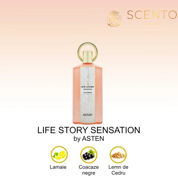 Apă de parfum Asten, Life Story Sensation, femei, 100ml - Original Dubai