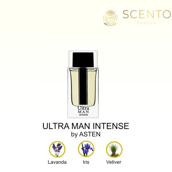 Apă de parfum Asten, Ultra Man Intense, barbati, 100 ml - Original Dubai