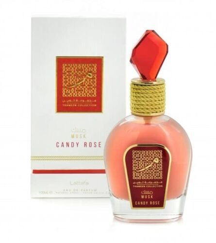Apa de parfum Lattafa Candy Rose, Thameen, Femei, 100 ml - Original Dubai