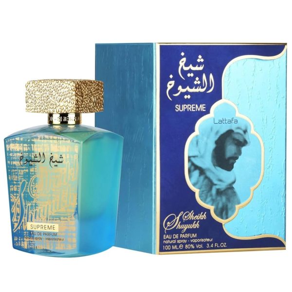 Apa de Parfum Lattafa, Sheikh Shuyukh Supreme, Unisex, 100ml - Original Dubai