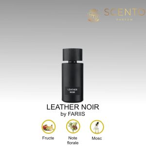 Apa de Parfum Leather Noir, Fariis, barbati - 100ml