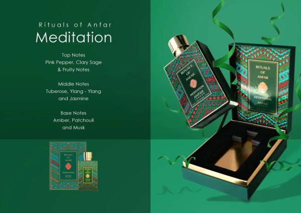 Apa de parfum, RITUALS OF ANFAR MEDITATION EDP 80ML - Original Dubai