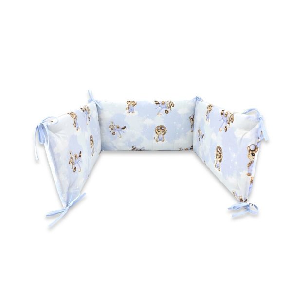aparatoare-pentru-patut-qmini-din-bumbac-certificat-oeko-tex-standard-100-210x30-cm-cu-panglici-sky-adventure-3413088-4.jpeg Aparatoare pentru patut, Qmini, Din bumbac certificat Oeko Tex Standard 100, 210x30 cm, Cu panglici, Sky Adventure