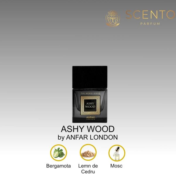 ASHY WOOD by ANFAR LONDON, extract de parfum, barbati, 100ML - Original Dubai
