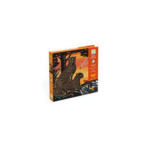 Atelier creativ cu creioane acuarela Djeco, Lumina din fundal
