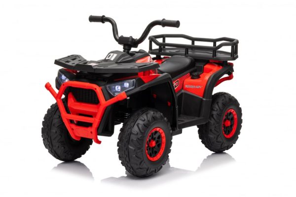 ATV electric pentru copii, Mini DESERT 120W 12V, telecomanda inclusa, music player, rosu