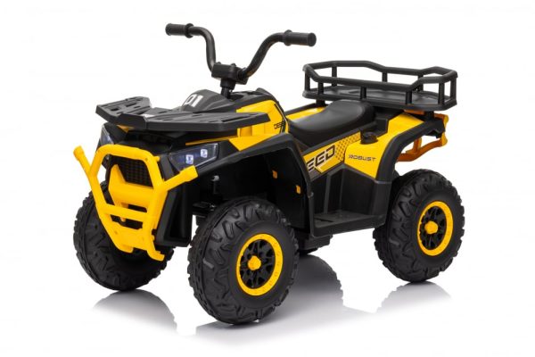 ATV electric copii 2-5 ani, Mini DESERT, 120W 12V, music player, telecomanda control parental, culoare galbena