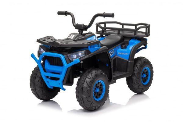 ATV electric pentru copii 2-5 ani, Mini DESERT, 120W 12V, cu telecomanda, bluetooth, albastru