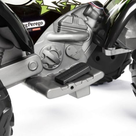 ATV Peg Perego Corral T-Rex, 330W, 12V, 3 ani +, Verde  Negru