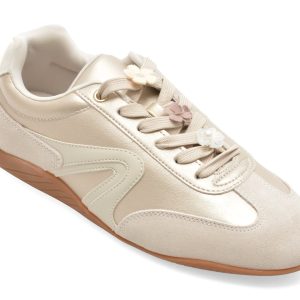 Pantofi sport ALDO aurii, MAXIE 710, din piele ecologica