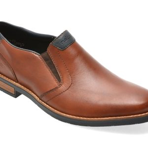 b70c7257bd51423e66d162af3ff8a00ad30d51f8c6c2764cd8971564e4ae6de6.jpeg Pantofi eleganti RIEKER maro, 13557, din piele naturala