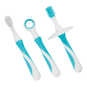 babynova-33154-set-3-periute-pentru-igiena-orala.png Set periute pentru ingrijirea orala, 3 luni+, Baby Nova