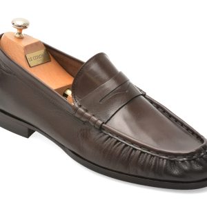 bdd89dee6298fb48426a4e55279d4468789f168e9bb367dc18b03bd106480510.jpeg Mocasini eleganti LE COLONEL maro, 68434, din piele naturala