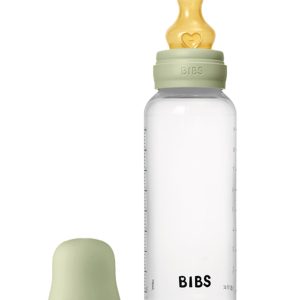 BIBS - Set complet biberon anticolici PP fara BPA, 270 ml, Latex, Sage