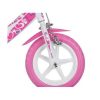 Bicicleta copii 3-5 ani, 12 inch, Rln Inimioare, Dino Bikes DB124 RLN05LH