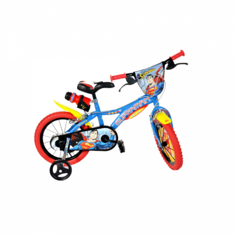 bicicleta-copii-16-superman.png Bicicleta copii 4-6 ani, 16 inch, Superman, Dino Bikes DB616SM