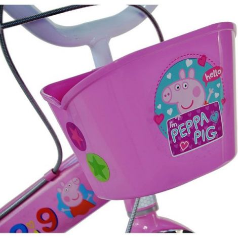 bicicleta-copii-dino-bikes-14-peppa-pig-1.jpg Bicicleta copii 3-5 ani, 14 inch, Peppa Pig, Dino Bikes DB144RPGS