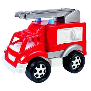 bino-masinuta-de-pompieri-cu-scara-36-x-21-x-23-cm-1466074-4.jpeg Bino - Masinuta de pompieri pentru copii, Cu scara, 36x21x23 cm, Rosu