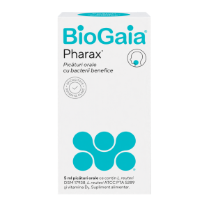 biogaia-pharax-d3-picaturi-orale-cu-bacterii-benefice-5-ml.png Picaturi orale probiotic Pharax D3, 5 ml, BioGaia