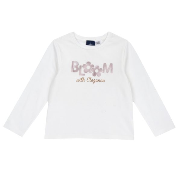 Bluza copii Chicco, alb, 00068-69MC