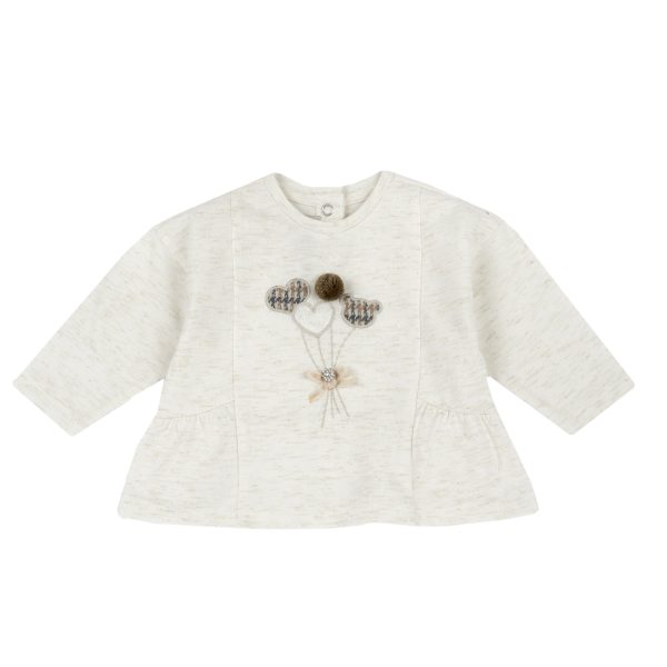Bluza copii Chicco, Alb, 00103-69MFCO