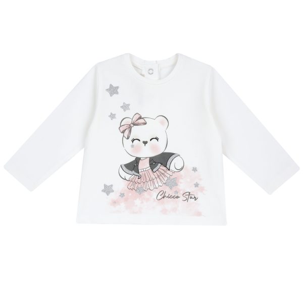 Bluza copii Chicco, Alb, 02676-65MFCO