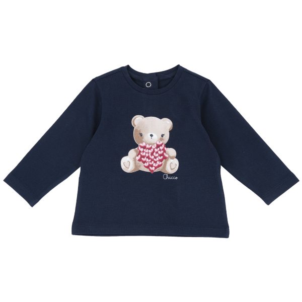 Bluza copii Chicco, Albastru inchis, 00160-69MFCO