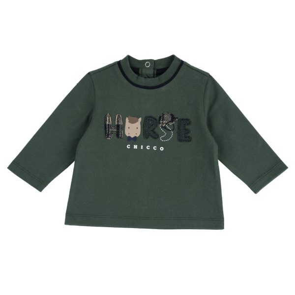 Bluza copii Chicco, kaki, 07898-67MFCO