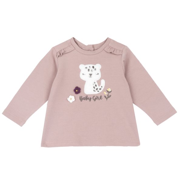 Bluza copii Chicco, roz prafuit, 00778-69MFCO