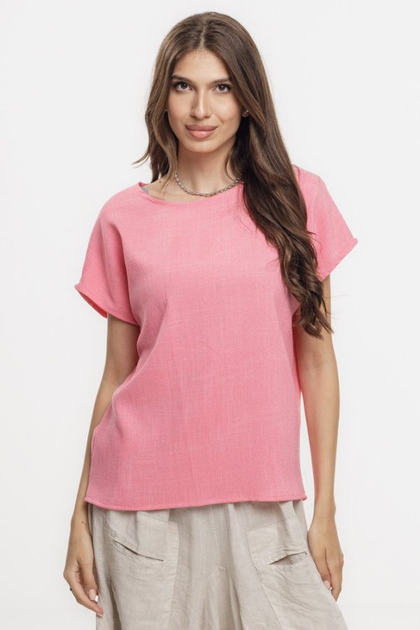 bluza-corai-lejera-din-vascoza-cu-in-melanjata-cu-maneca-cazuta-scurta-copie-605135.jpg Bluza roz lejera din vascoza cu in, melanjata, cu maneca cazuta scurta -