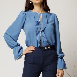 bluza-dy-fashion-albastra-cu-volanase-si-perle-elegante-din-voal-plin-1429807-1136953-4.jpeg Bluza DY Fashion albastra cu volanase si perle elegante din voal plin
