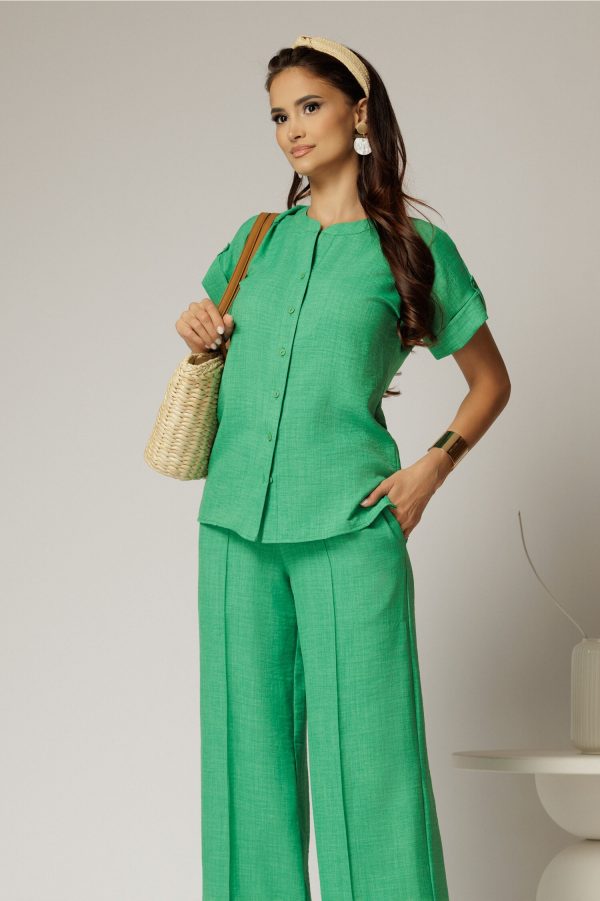Bluza DY Fashion de vara tip camasa cu guer tip tunica