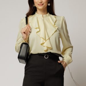 bluza-dy-fashion-galbena-cu-volanas-maxi-la-decolteu-din-voal-plin-1454863-1148371-4.jpeg Bluza DY Fashion galbena cu volanas maxi la decolteu din voal plin