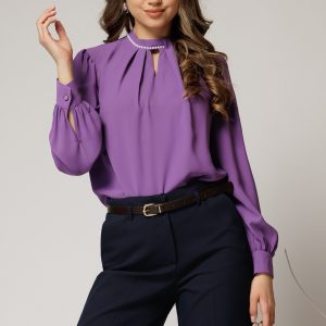 bluza-dy-fashion-mov-cu-decupaj-si-perle-la-decolteu-1439866-1141339-4.jpeg Bluza DY Fashion mov cu decupaj si perle la decolteu