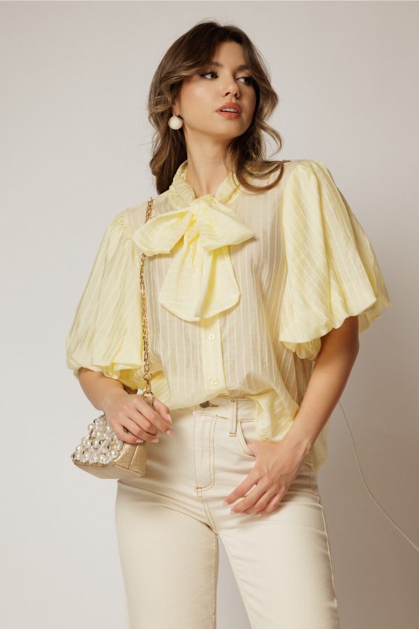 bluza-galbena-cu-dungi-din-tencel-cu-maneci-bufante-si-guler-funda-1467832-1154887-4.jpeg Bluza galbena cu dungi din tencel cu maneci bufante si guler funda