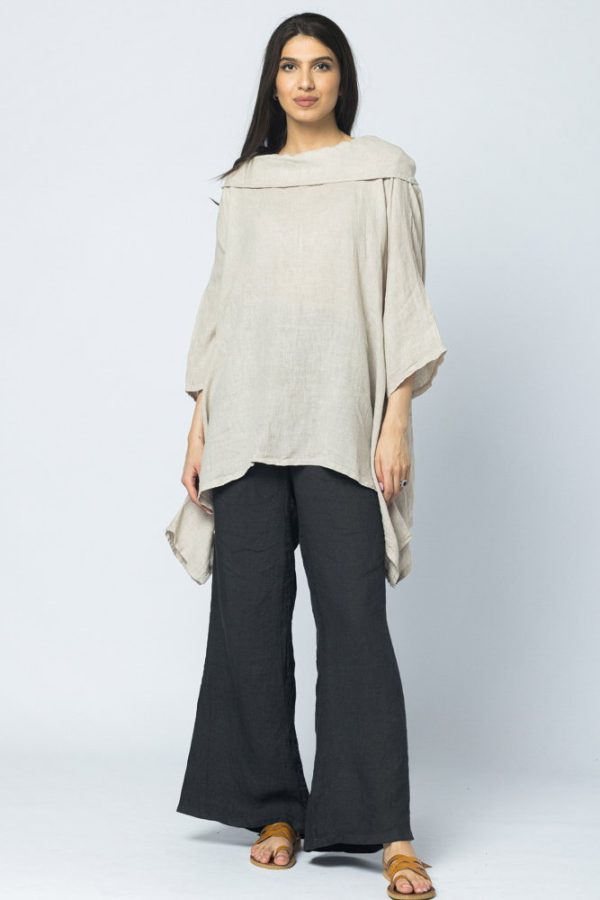 bluza-lunga-in-colturi-din-in-cu-gluga-bej-310296.jpg Bluza lunga in colturi, din in, cu gluga, bej
