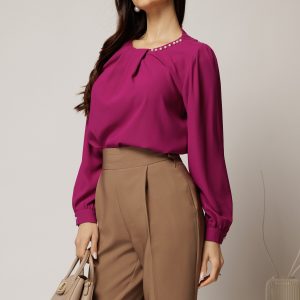 bluza-magenta-din-voal-plin-cu-perle-la-decolteu-si-pliuri-1443778-1143538-4.jpeg Bluza magenta din voal plin cu perle la decolteu si pliuri