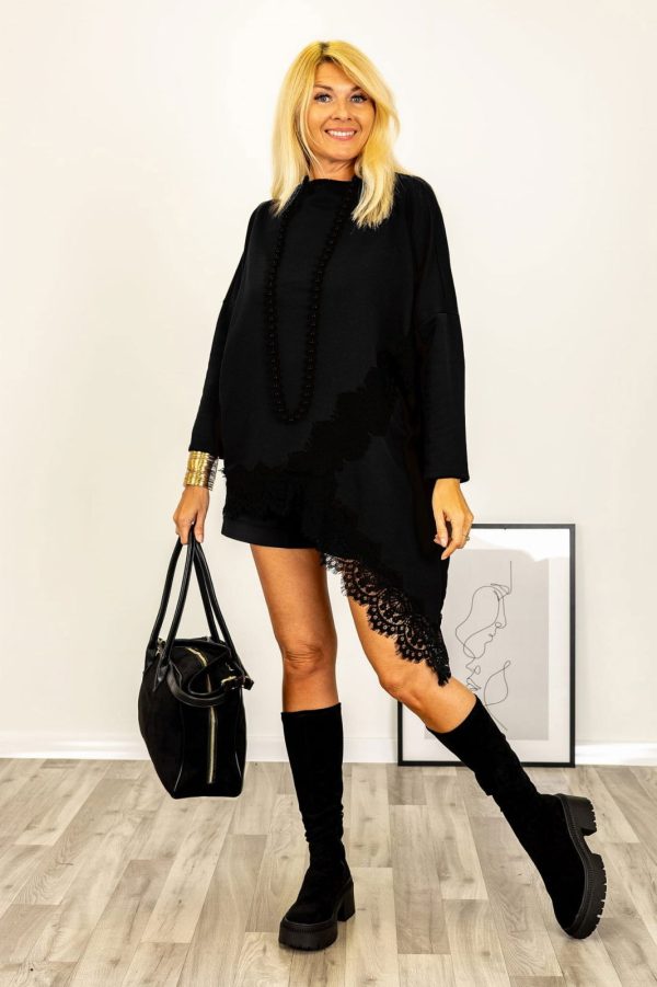 bluza-tunica-asimetrica-din-tricot-negru-cu-dantela-neagra-aplicata-241821.jpg Bluza tunica asimetrica din tricot negru cu dantela neagra aplicata