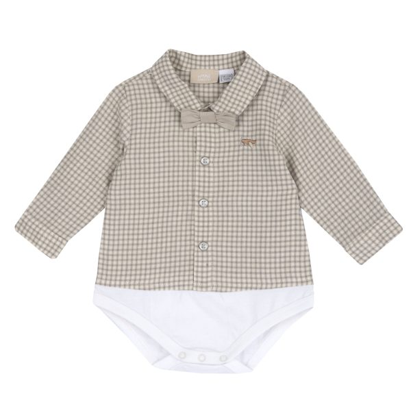 Body bebe Chicco cu papion, Alb, 00259-69MFCO