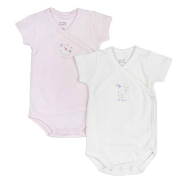 Body bebelusi Chicco, 2 bucati, roz, 00904-69MFCI