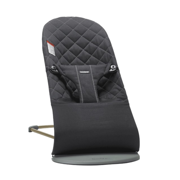Babybjorn - Balansoar din tesatura matlasata cu aspect Clasic, Balance Bliss Black