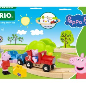 BRIO SET TRENULETUL PEPPA PIG