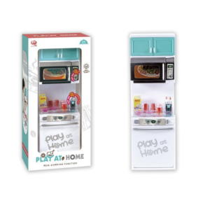 bucatarie-electronica-dream-kitchen-cu-abur-robinet-cu-apa-si-49-accesorii-roz-112-cm-3-ani-copie-037229.png Set mini bucatarie Play at Home cu masina de spalat vase, microunde si accesorii, alb-vernil, 35 cm, +3 ani